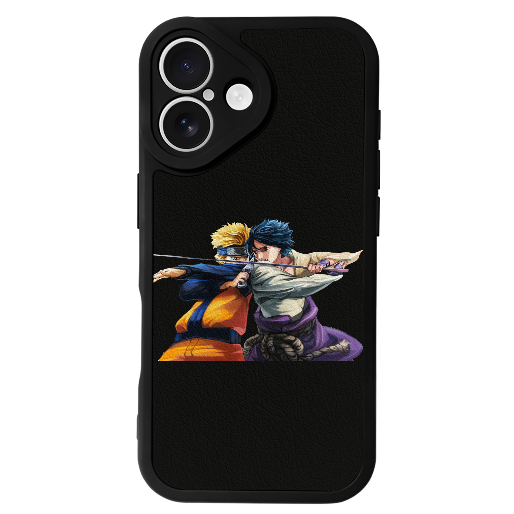（画像用） NARUTO -ナルト- うずまき ナルト Uzumaki Naruto 【iPhone 16シリーズ対応】シリコンスマホケース（レザー調） 材質：シリコン
